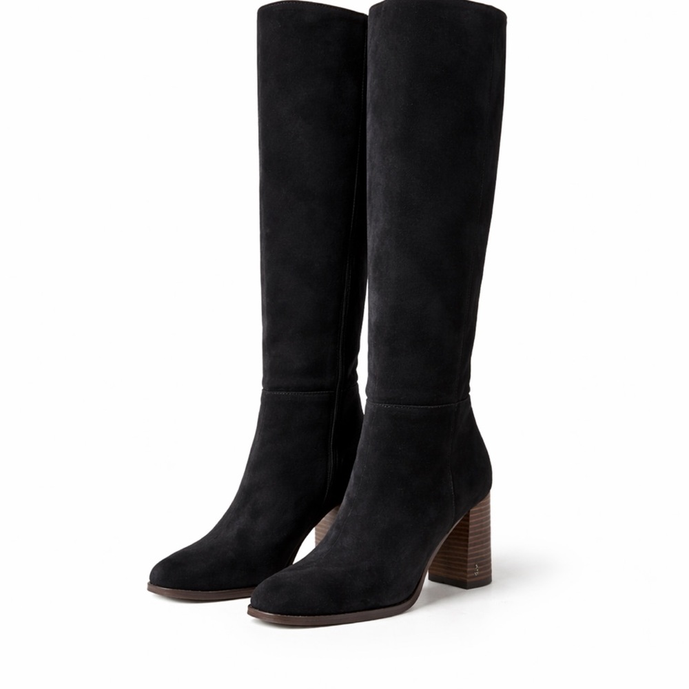 Elegant Black Knee-High Women's Boots